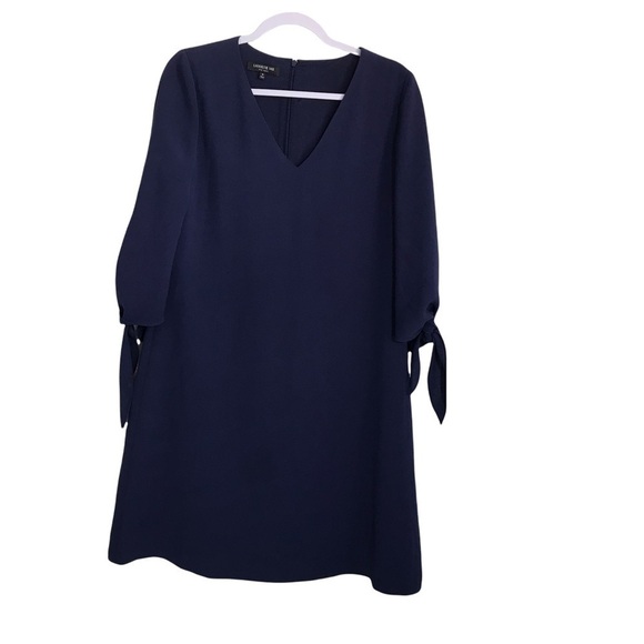 Lafayette 148 New York Womens Kenna Dress 3/4 Sleeves Knee-Length Medium D - Picture 7 of 9